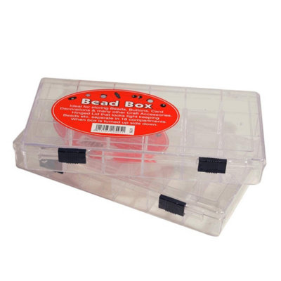 B&Q -  18 Compartments. Secure Lid ClosureBead BoxTrimits