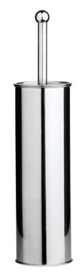 Orsina Indy Stainless Steel Toilet Brush And Holder from B&Q