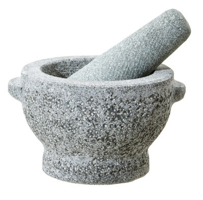 Orsina Granite Small Mortar And PestleDurable Granite Construction With Textured InteriorIdeal For Grinding from B&Q