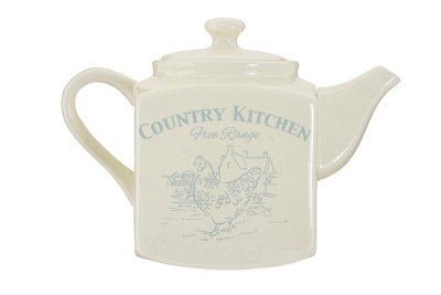 Orsina Country Kitchen Ceramic Teapot from B&Q