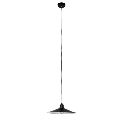 Orsina Black & White Dome Pendant LightStylish Ceiling Lighting For BedroomSleek Hanging Lamp With Uk Fittings from B&Q