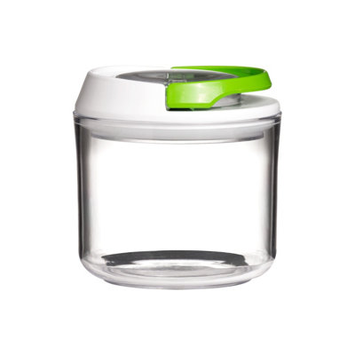 Orsina Transparent 400Ml Food Storage ContainerStorage Jar With Airtight Seal LidCoffeeTea & Sugar Canister from B&Q