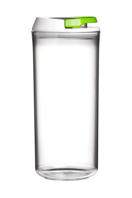 B&Q -  Transparent Food Storage ContainerStorage Jar With Airtight Seal LidCoffeeTea & Sugar Canister For Home