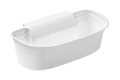 Orsina Stylish White Mini Scrap Bin 2.2Ltr,food Waste Container For Kitchen,compact Plastic Compost Storage from B&Q