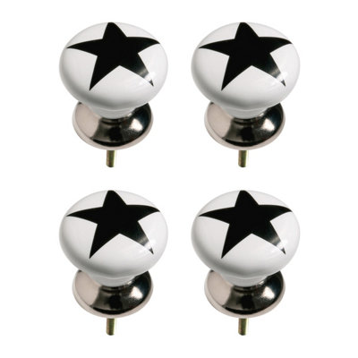 Orsina Set Of 4 Star Drawer Knobs from B&Q