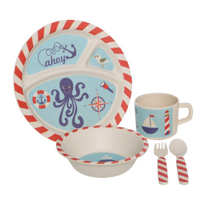 Orsina Eden 5Pc Kids Pirate Dinner Set from B&Q