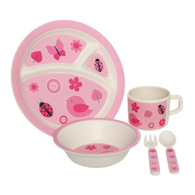 Orsina Eden 5Pc Bird Dinner Set from B&Q