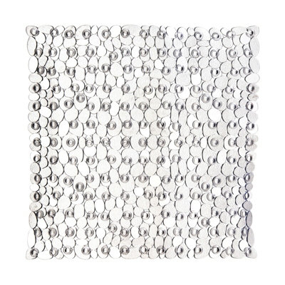Orsina Pebble Clear Square Bath Mat