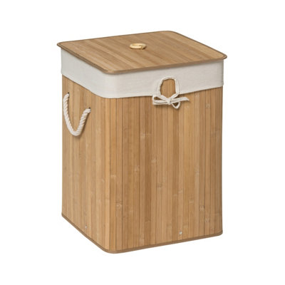 Orsina Kankyo Natural Square Laundry Hamper from B&Q