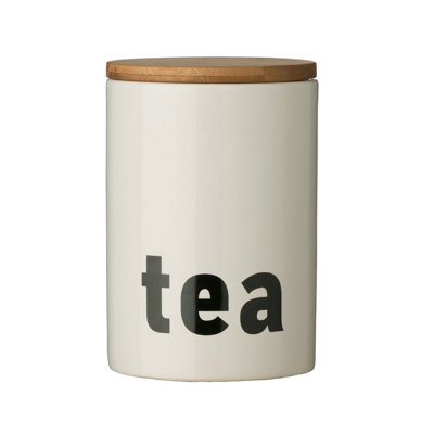 Orsina Mono Tea CanisterSingle Canister from B&Q