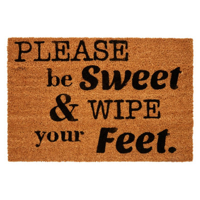 Orsina Please Be Sweet Doormat from B&Q