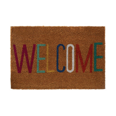 Orsina Welcome Multicolour Coir Doormat