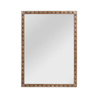 Orsina Tribeca Wall Mirror With Stud Detail