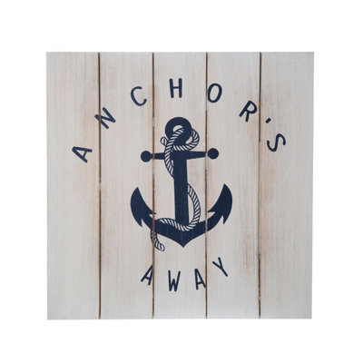 Premier Housewares Interiors By Premier Wall ArtNautical-Themed Canvas Featuring Sailor IllustrationMuted Tones And Maritime Style For Coastal from B&Q