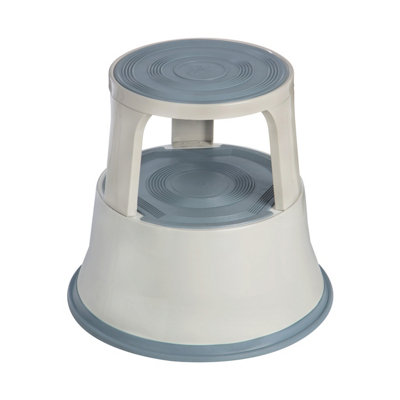 Premier Housewares Interiors By Premier 2 Tier Light Grey Step Stool from B&Q