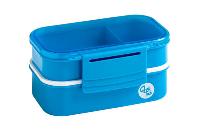 Orsina Organized Orange Lunch BoxLeak Proof Tiffin BoxComfortable Packed Lunch BoxPortable Lunch Container from B&Q