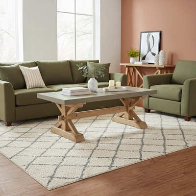 Orsina Traditional Wooden Coffee TableRustic Coffee TableNatural Wood Coffee TableTraditional Coffee Table from B&Q