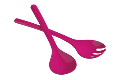 Orsina Durable Salad Spoon And Fork SetPortable Serving Spoon And Fork SetLightweight Spoon And Fork Set from B&Q