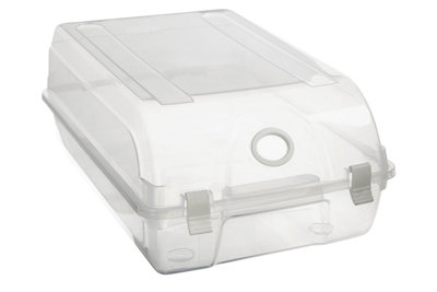 Orsina Mens Transparent Shoe Storage Box from B&Q