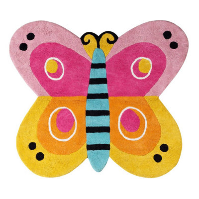 Orsina Premier Kids Kids Butterfly Rug from B&Q