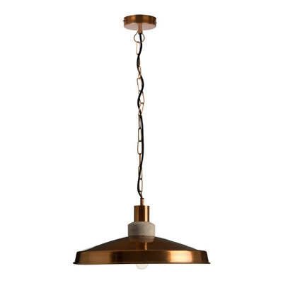 Orsina Copper Finish And Aluminum Pendant LightCeiling LightEasy To Install Ceiling Pendant from B&Q