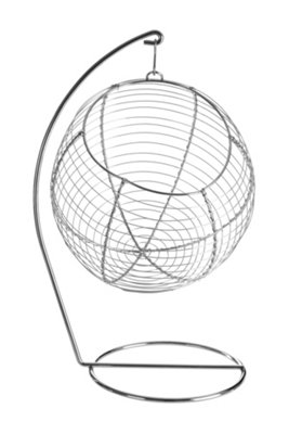 Orsina Hanging Fruit BasketWire Basket With Matte Black Finish For Space-Saving Storage from B&Q