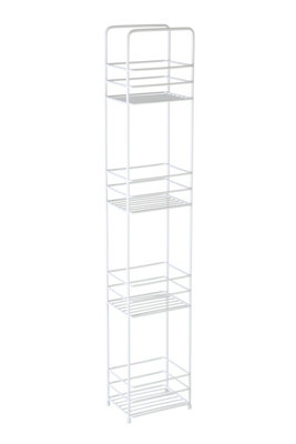 Orsina Dara 4 Tier White Rectangle Storage Caddy from B&Q