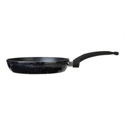 Orsina 24Cm Frying PanNon-Stick Aluminium Frypan With Marble Effect CoatingDurable Cookware With Soft Touch from B&Q