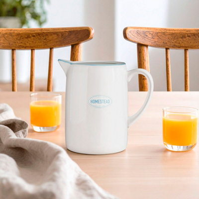 Orsina Stylish PitcherFunctional Design Pitcher Jug For Dining TableComfortable Ptcher For Evening Tea Sessions from B&Q