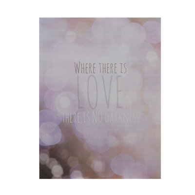 Premier Housewares Interiors By Premier Where There Is Love Wall PlaqueInspirational Wooden Sign With Sentimental TypographyRustic Finish from B&Q