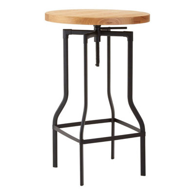 Orsina New Foundry Ash Veneer Bar Table from B&Q