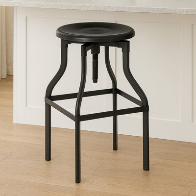 Orsina New Foundry Black Metal Bar Stool from B&Q