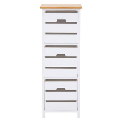 Orsina Stylish 3 Drawer ChestModern Chest Of Drawers For LivingroomSleek Minimalist Storage Chest For Lounge from B&Q