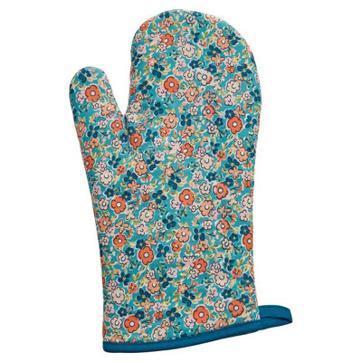 Orsina Single Oven GlovePlayful Typography And Pattern With Quilted Heat ProtectionSafe Grip For Handling from B&Q