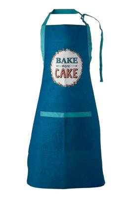 Orsina ApronWhimsical Typography Print With Adjustable Neck And Waist TiesProtects Clothing During Baking from B&Q