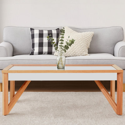 B&Q -  Premier Housewares Contemporary Glass Coffee Table