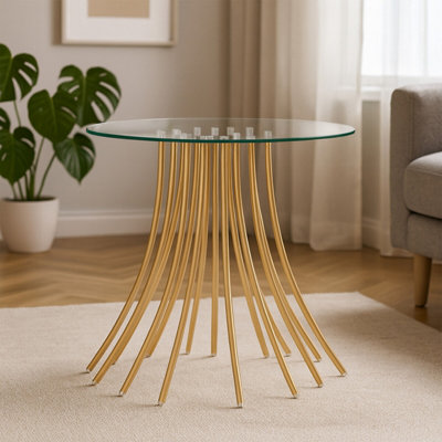 Orsina Functional Design Side TableUnique Metal Legs Of Our Side Table By CouchVersatile Usage Corner Table from B&Q