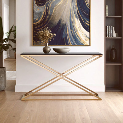 Orsina Elegant Montril Console TableOptimal Dimensions Of Hallway TableEasily Maintained Livingroom Table from B&Q