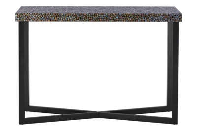 Orsina Fusion Crackle Mosaic Rectangular Console Table from B&Q