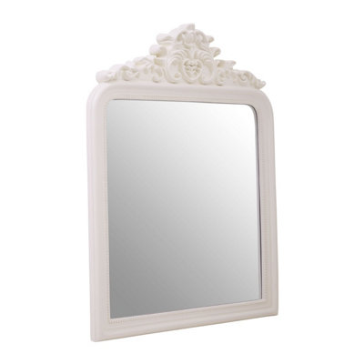 Orsina Ornate Cream Wall Mirror from B&Q