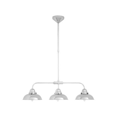 Premier Housewares Interiors By Premier Jasper 3 Pendant Chrome Light