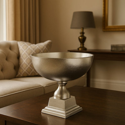 Orsina Unisex Silver Kensington Townhouse Aluminium Bowl In Large - Image 5