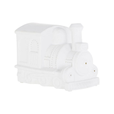 Orsina Kids Train Night LightColourful Ceramic Engine Design With Soft Glow EffectCreates A Comforting Bedtime from B&Q
