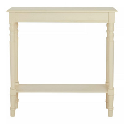 Premier Housewares Interiors By Premier Heritage Antique White Console Table from B&Q