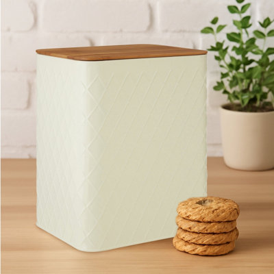 Orsina Rhombus Rectangular Storage Canister from B&Q