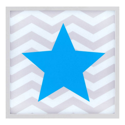 Orsina Premier Kids Blue Star Led Light Box from B&Q