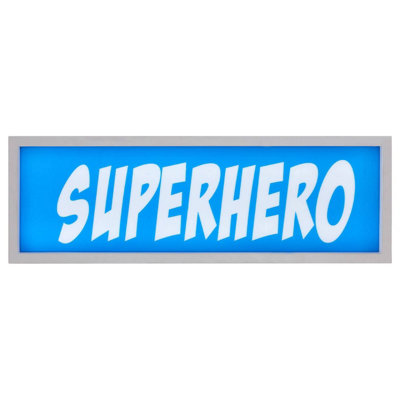 Orsina Unisex Blue Premier Kids Superhero Led Light Box In - Image 5