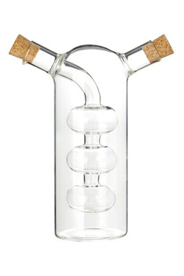 Orsina Two In One Design Oil And Vinegar Pourer Glass BottleInnovative Oil And Vinegar DispenserVinegar Sprayer from B&Q