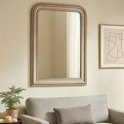 Orsina Gaia Silver Wood Wall Mirror
