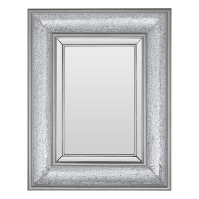 Orsina Rectangular Wall Mirror With Bevelled Glass FrameBoutique Style Mirror With Mosaic InlayFunctional Mdf from B&Q